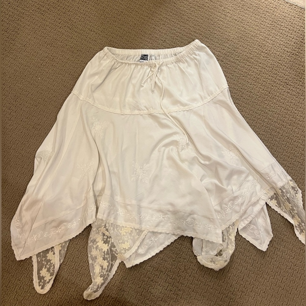 Reclaimed Vintage White Skirt